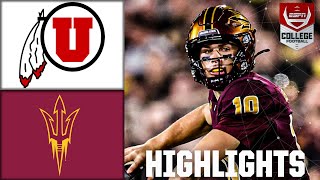 Utah Utes vs Arizona State Sun Devils  Full Game Highlights  ESPN College Football [upl. by Sosna]