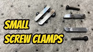 Small Screw Clamps  Beginner Project on the Precision Matthews PM25MV Mill Vevor Lathe [upl. by Otila760]