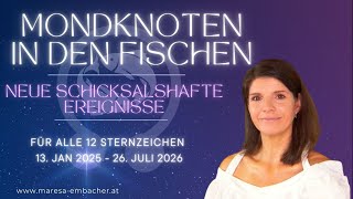 Die Macht der Mondknoten in ♓ ab Jan 2025 Geschenke und Herausforderungen für jedes Sternzeichen [upl. by Hcirdla]