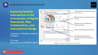 Science Education Podcast 010 Exploring Teacher Intervention [upl. by Robina728]