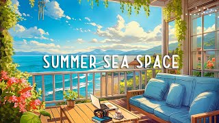 Summer Sea Lofi 🌊 Relaxing Study Mix for Weekend Vibes  Lofi to Put You In A Better Mood [upl. by Anelrac]