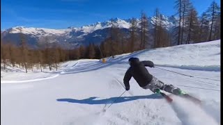 Carving the gravity with Yann 🇨🇭👍❄️ [upl. by Neirbo]