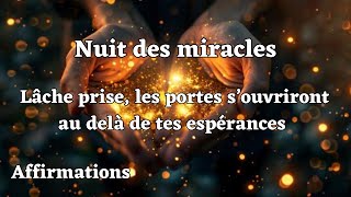 🪐✨ Lâche prise les portes souvriront au delà de tes espérances  affirmations positives puissantes [upl. by Mohun150]