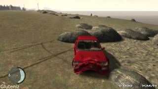 Ford Escort RS Cosworth Crash test GTA IV 1080p [upl. by Nelsen902]