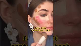 FACE LIFT CONTOUR HACK music love song lyrics trending viral hack blush trending makeup [upl. by Mccarty889]