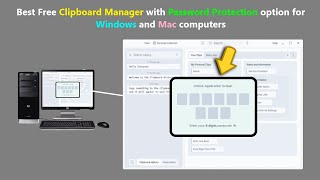 Best Free Clipboard Manager with Password Protection option for Windows and Mac computers [upl. by Swor]