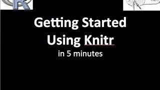 Learn knitr in 5 Minutes [upl. by Airak]