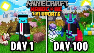 I Survived 100 Days in the 121 UPDATE in Minecraft Hardcore [upl. by Christye]