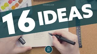 ¿Tu Primer Sketchbook 16 Ideas para tu Primera Página  neo VIVE [upl. by Eibloc]