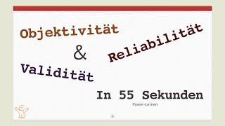 Validität Reliabilität und Objektivität einfach erklärt   Beispiel [upl. by Ardnael]