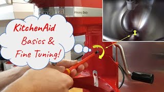 Basics amp Fine Tuning on KITCHENAID Professional Mod 5KSM7591 [upl. by Akinar]