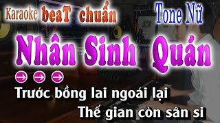 NHÂN SINH QUÁN KARAOKE TONE NỮ HOT TIKTOK Đông thủy ngoạn tây núi cao [upl. by Llehcar]