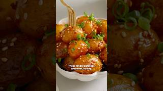 I’m addicted to these Korean braised potatoes 🤤 easyrecipe [upl. by Carolee]