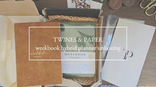 Twines amp Paper B6 Weekbook  Weekly Hybrid 2025  Unboxing and Honest Review [upl. by David]