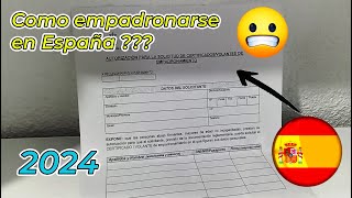 como empadronarse en españa todo lo que necesitas saber para hacer este tramite en 2024 [upl. by Edin]