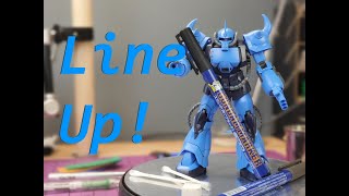 Gunpla for beginners Pt 3 Panel Lining [upl. by Nylatsirk]