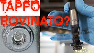 COME SVITARE TAPPO COPPA OLIO SPANATO CON ESTRATTORE CONICO  FAI DA TE  VIDEO IN 4K ULTRAHD [upl. by Cone]