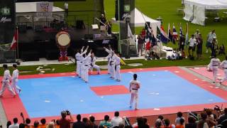 Kukkiwon Taekwondo Demonstration 2017  Swangard Stadium  Korean Cultural Heritage Society [upl. by Ettesyl]