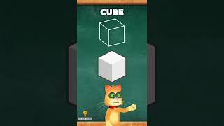 Learn Shapes  Cube Video for Kids  Fun Learning [upl. by Cristobal963]