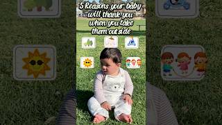 5 Reasons your baby will thank you for a day out 🌳🌞🛝 babydevelopment babygirl [upl. by Nawtna]