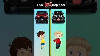 Thar 🆚 Defender❓shorts facts trending [upl. by Letsyrc]