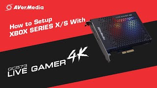 How to setup Xbox Series XS with Live Gamer 4K  Tutorial [upl. by Mylan]