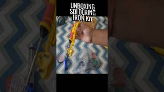 Unboxing Soldering Iron Kit🔥 shortsfeed solderingiron viral trending tech soldering unboxing [upl. by Oshinski34]