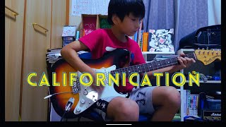 Californication Red Hot Chili Peppers cover10yo [upl. by Homere]