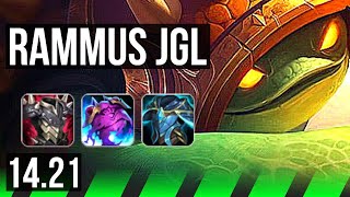 RAMMUS vs NIDALEE JGL  2419  KR Diamond  1421 [upl. by Aerbua]