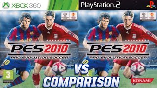 PES 2010 Xbox 360 Vs PS2 [upl. by Llertnov]