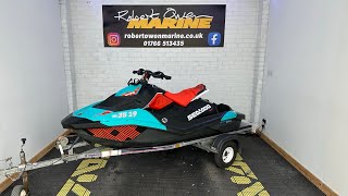 2017 SeaDoo Spark Trixx 2up 90hp iBR  108hrs  Warranty until Sept 2025 [upl. by Immot]