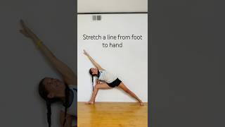 13 Easy Beginner YOGA HACKS At the Wall 🧘‍♀️ Extended Side Angle Stretch [upl. by Aletse]