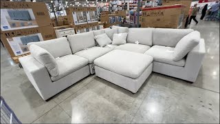 Costco White Sectional sofa Deal [upl. by Yasdnyl]