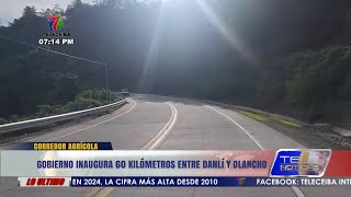 Gobierno de Xiomara Castro inaugura 60 kilómetros de concreto hidráulico entre Danlí y Olancho [upl. by Lomaj109]