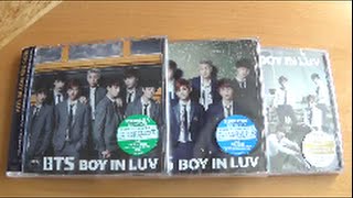 Unboxing BTS Bangtan Boys 防彈少年團 2nd Japanese Single BOY IN LUV All Editions [upl. by Gnurt]