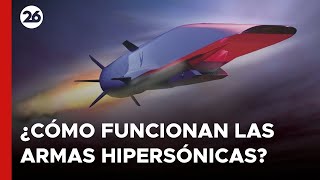 🚨 GUERRA EN UCRANIA ¿Cómo FUNCIONAN las ARMAS HIPERSÓNICAS [upl. by Kerrison]