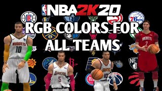 NBA 2K20 MOBILE  How to change team color for Home Away amp Alternate [upl. by Hamforrd]