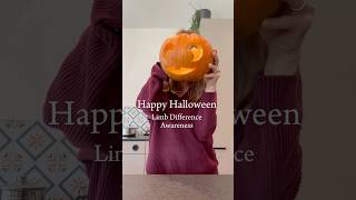 Limb Difference Awareness on Halloween 👻 halloween disability advocate shorts [upl. by Adaynek]