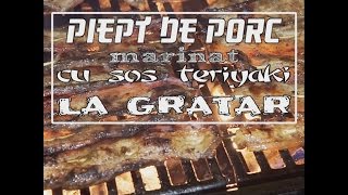 Frigarui din piept de porc marinat cu teriyaki la gratar  Bucataria lui Radu [upl. by Rosamund]