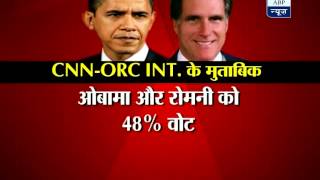 Obama Romney running neck and necto Nov Prez polls ‎ [upl. by Salta]