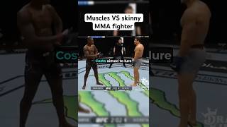 Muscles VS skinny MMA fighter boxing ufc mma [upl. by Nemrak]