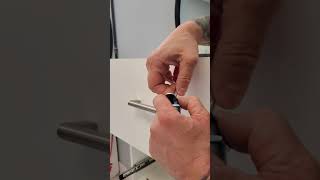 Drawer  Filing Cabinet Lock Installation [upl. by Aehtrod]