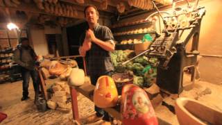 Rembrandt Hoeve Cheesefarm and Clog Factory  Clog making process  Part 02 [upl. by Macdonell]