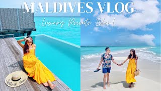 MALDIVES TRAVEL VLOG Snorkelling Island Hopping Private Sandbank Sunset Cruise Kuramathi Island [upl. by Eugor]