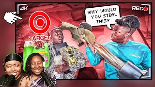 Caught STEALING From TARGET Prank On Boyfriend  BeeJay TV [upl. by Romonda]