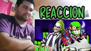 BEETLEJUICE VS THE MASK  BATALLA DE RAP T1  KIKKO RAP  REACCION [upl. by Thomson]