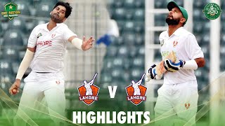 Full Highlights  Lahore Whites vs Lahore Blues  Day 3  Match 1  QuaideAzam Trophy 202324 PCB [upl. by Nirek489]