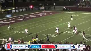 Robert E Lee 13 Shaq Johnson with a 39 yard TD throw [upl. by Kaden]