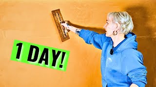 She Learnt Plastering In 7 Hours…Here’s How [upl. by Cower]