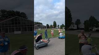 Things you see at the campground😂 Grand Design Rally Click for full video [upl. by Rikki]